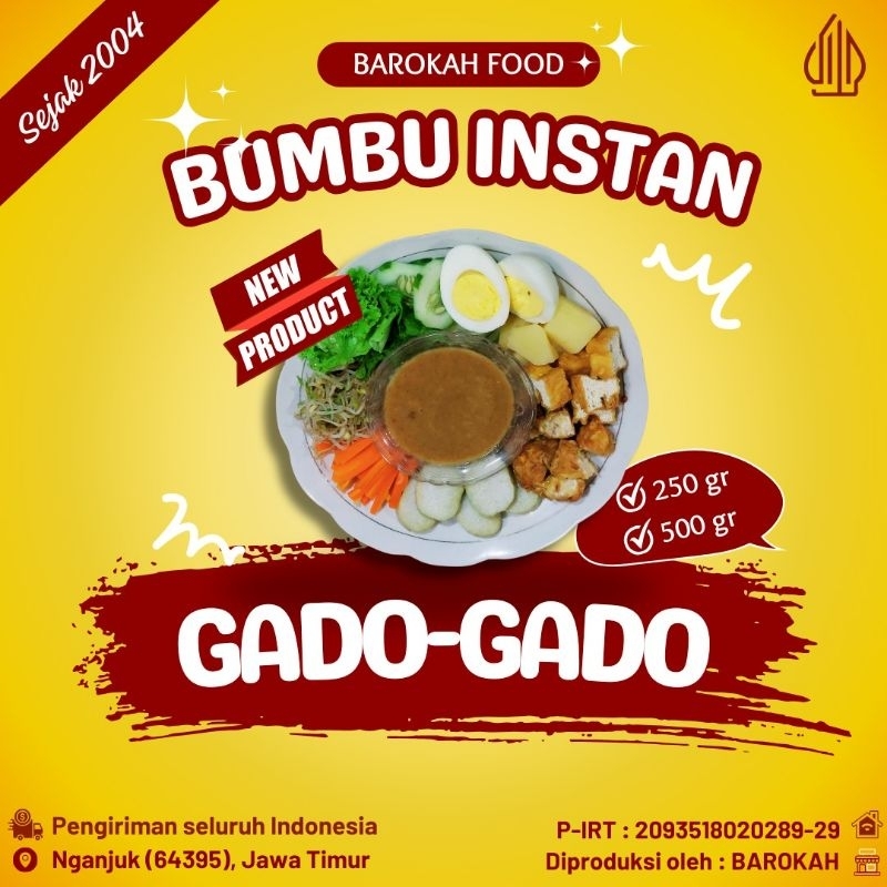 

[COD] Bumbu Kacang "Gado-Gado" BAROKAH