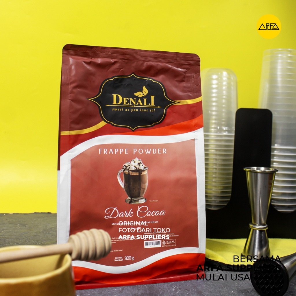 

Powder Denali Dark Cocoa - Bubuk Minuman Premium Dark Coklat