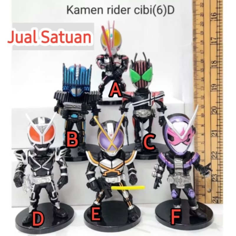 Mainan Kamen Rider Miniatur Topper Kue Pajangan Masked Rider Action Figure KAMEN RIDER