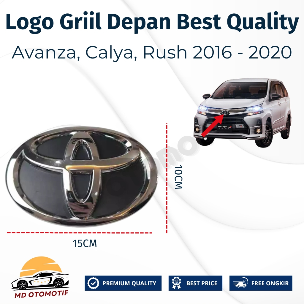 Logo Grill Avanza Rush Calya 2016-2020 Base Emblem Grill Avanza Rush Calya 2016 - 2020 BEST QUALITY 
