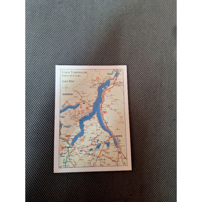 

kartu pos peta italia/italy map postcard