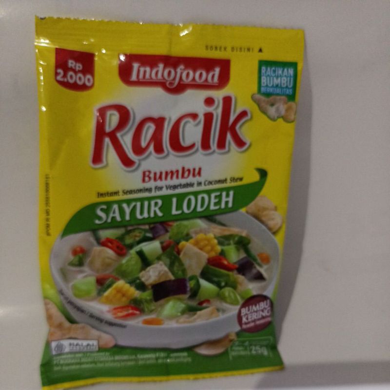 

Bumbu racik sayur lodeh