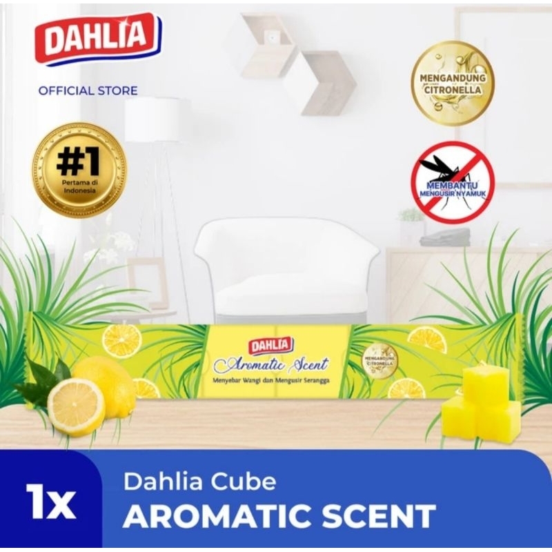 DAHLIA Kamper Toilet Kotak isi 6 200gr Kamar Mandi Wangi Pewangi Blok