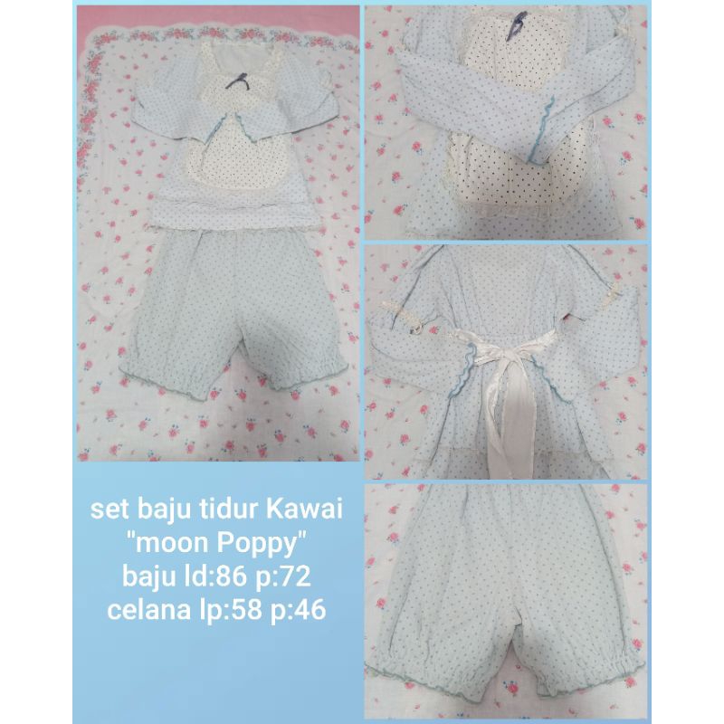 set baju tidur kawai