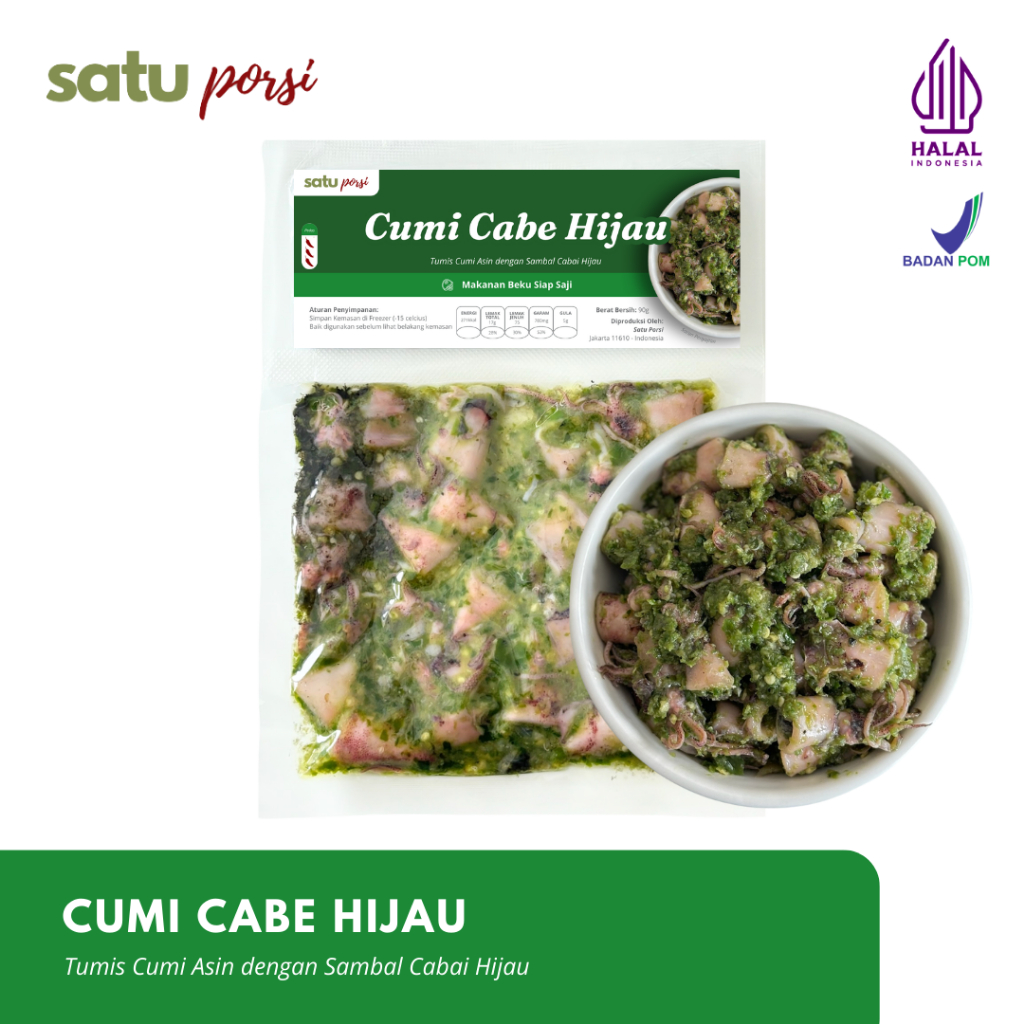 

Satu Porsi Cumi Cabe Hijau