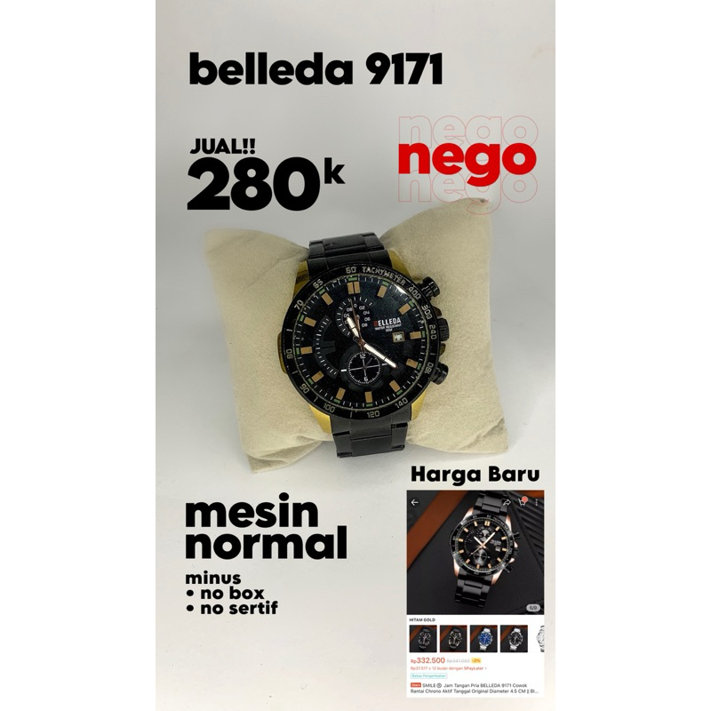 PRELOVED JAM TANGAN BELLEDA