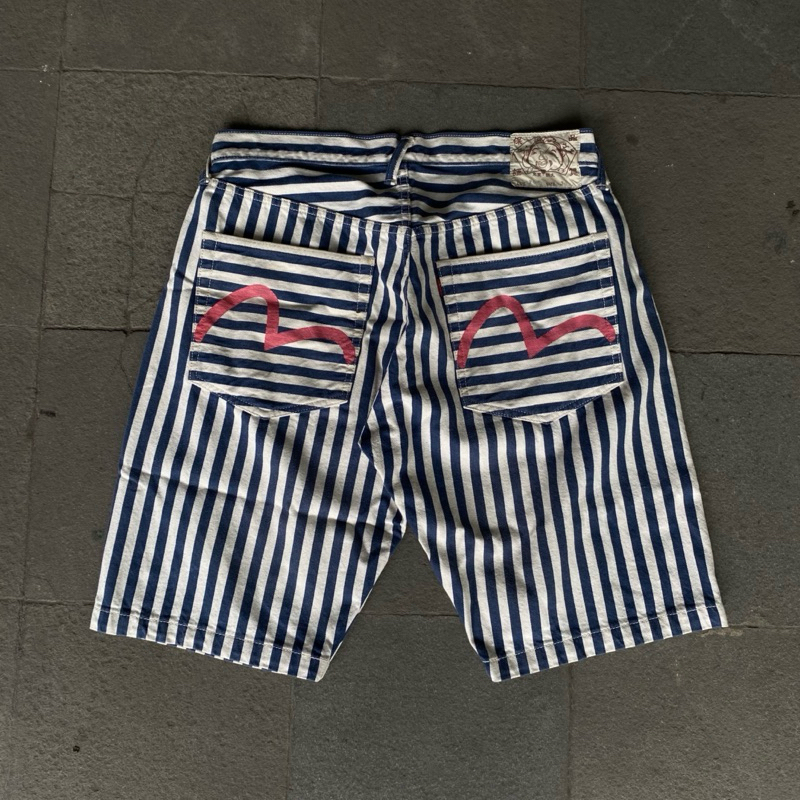 Evisu Short Pants Stripe LOT 2001