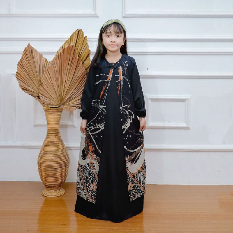 GAMIS BATIK ANAK KOMBINASI TERVIRAL