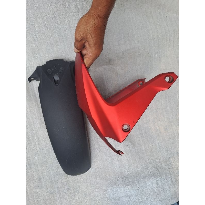 slebor spakbor spakboar depan honda supragtr150 supragtr supra GTR 150 merah doff original