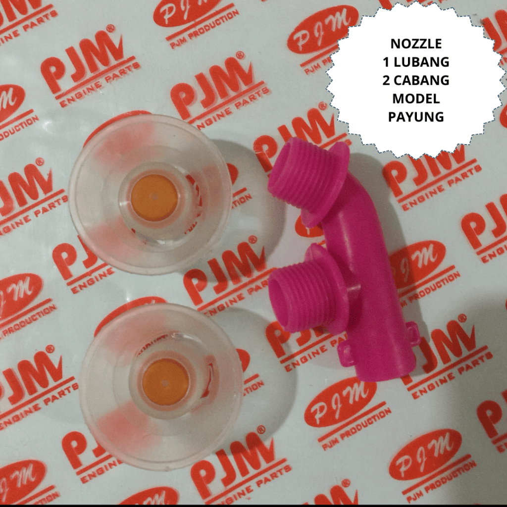 NOZZLE NOSEL SEMPROT NOZEL NOSEL NOJEL SPRAYER BESAR PLASTIK 1 MATA 1 HOLE 1 LUBANG 2 CABANG MODEL P