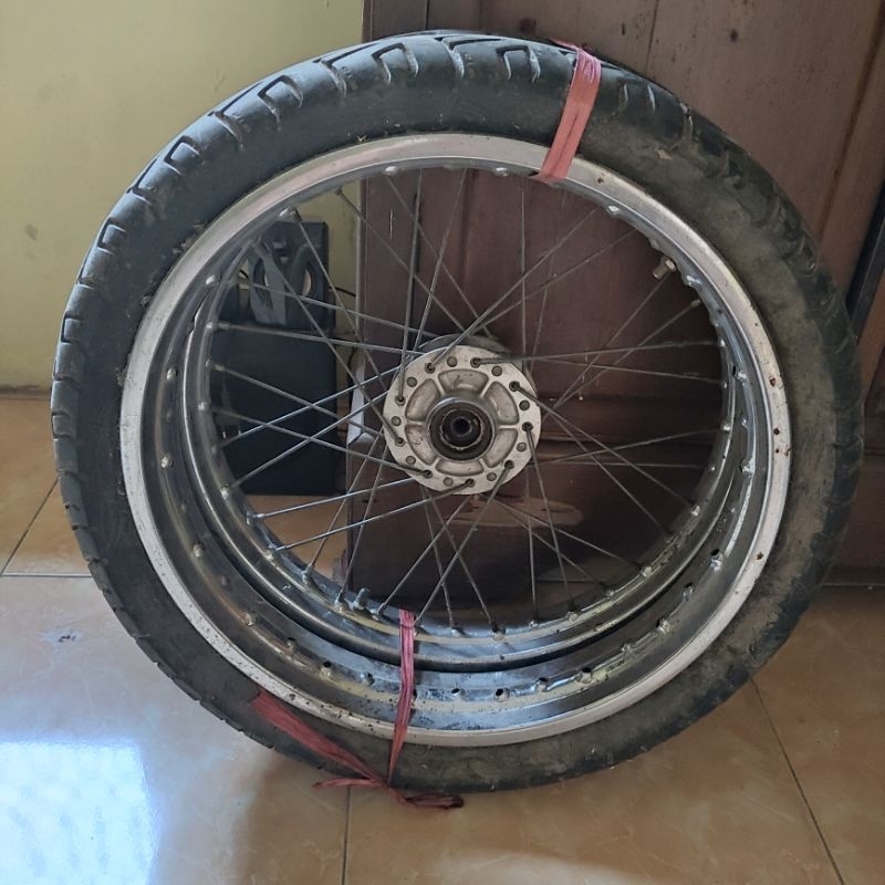PELG VELG JARI-JARI SIKILAN KAKI-KAKI DEPAN BELAKANG SET BAN ORIGINAL COPOTAN TIGER TIREV TILAM TIGE