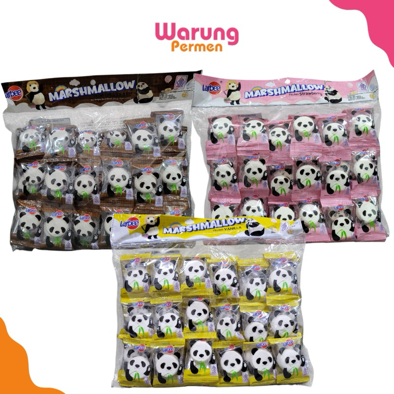 

Permen Marshmallow Panda Bulat 70 Pcs / Marshmallow Isi Coklat, Vanilla, Strawberry Halal Karakter Panda Lucu