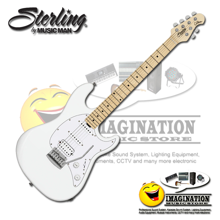 Sterling By Music Man Intro Series Cutlass CT20 Electric Guitar - Canvas White