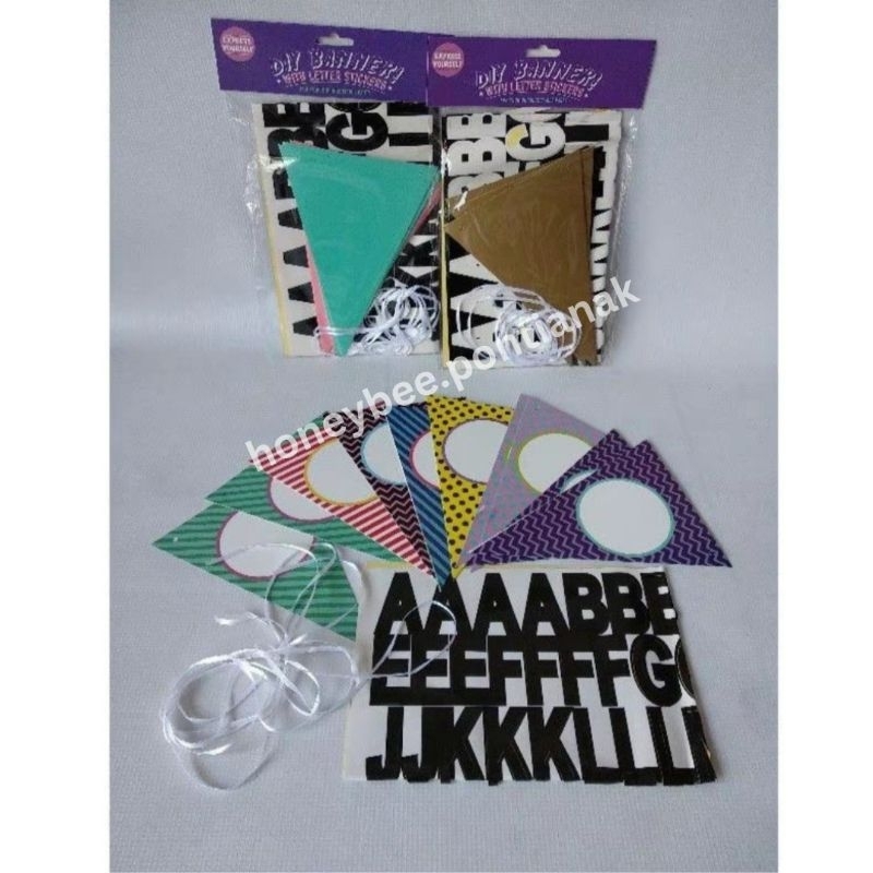 Banner / Bunting Flag Custom / DIY Happy Birthday