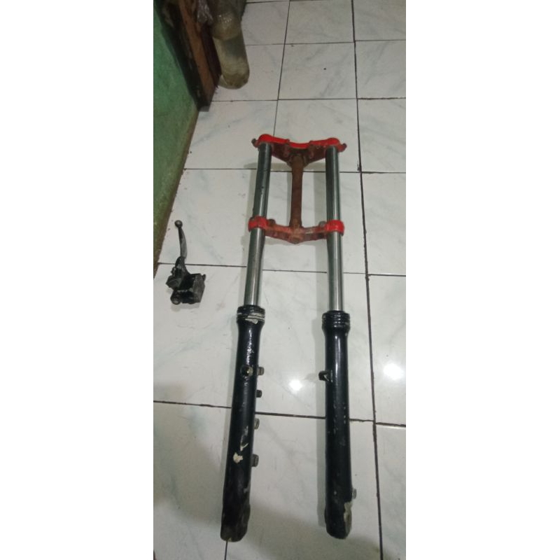 shock depan ninja r old ori