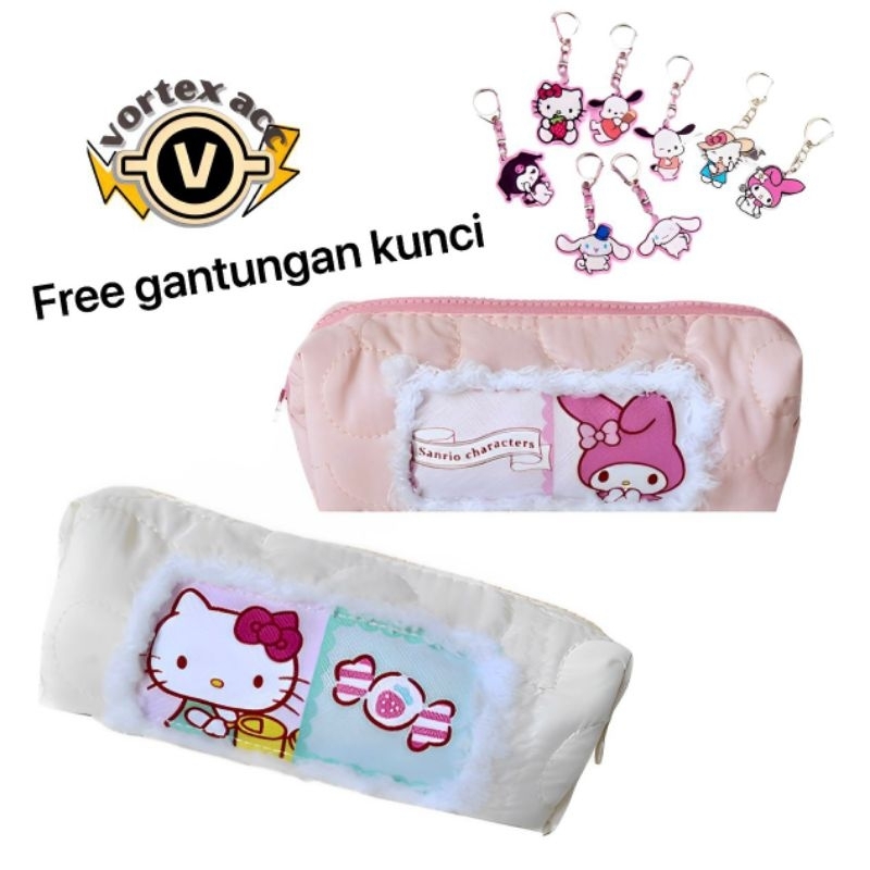 

KOTAK PENSIL IMPORT BAHAN LEMBUT HELLO KITTY DAN MY MELODY MULTIFUNGSI SERBAGUNA MOTIF LUCU SANRIO SB-9