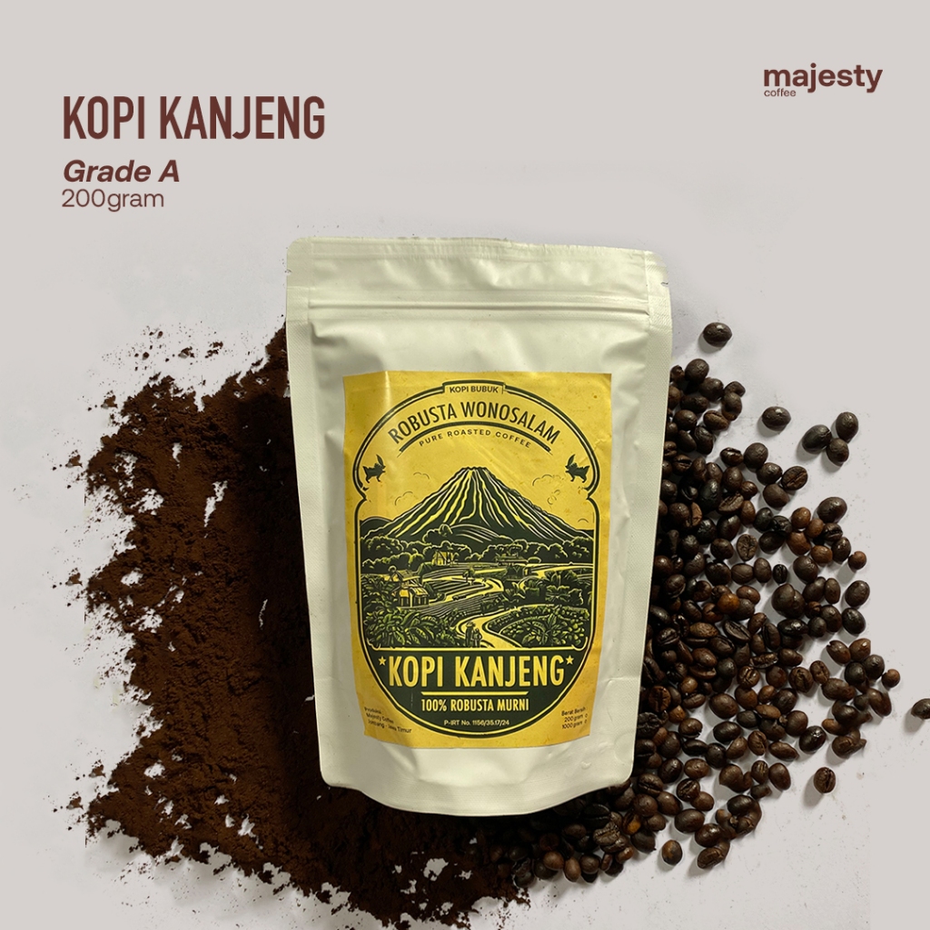 

Kopi Bubuk Murni Robusta Wonosalam || Grade A Kopi Kanjeng tanpa campuran