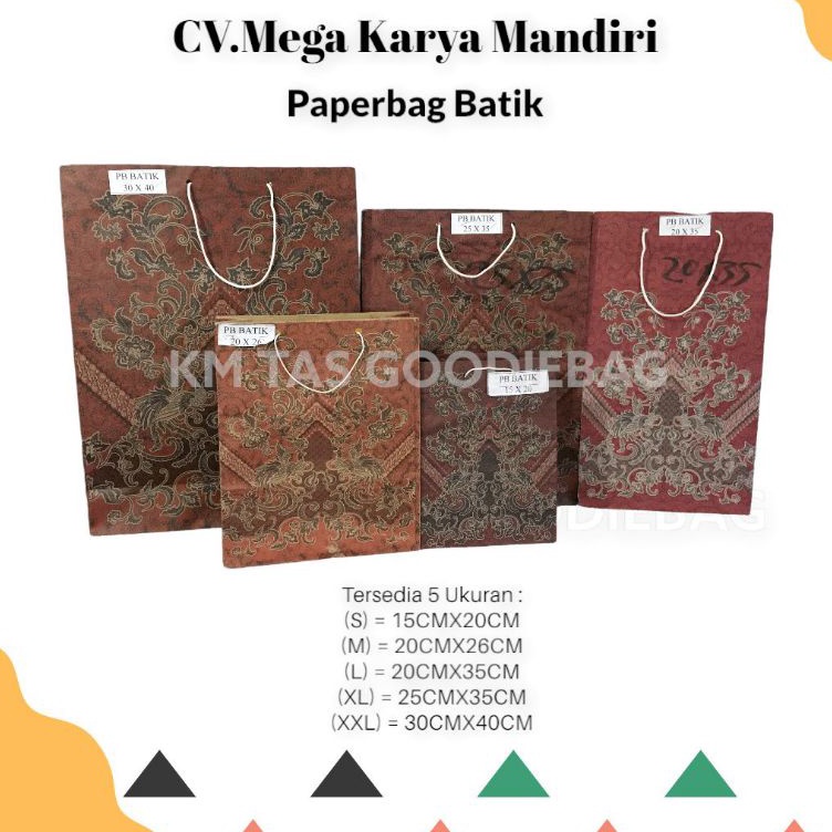 

Grosir Untung Paper Bag Batik 3x4 Isi 12pcs