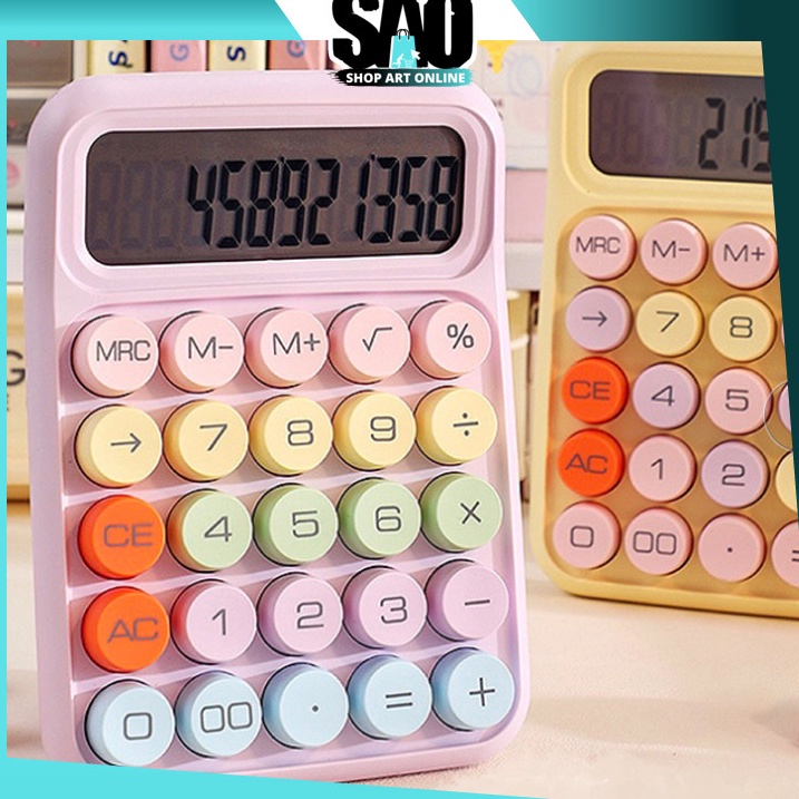 

KODE G35Q SAO 6187 Kalkulator Lucu Warna Macaron 12 Digit Gaya yang Menggemaskan untuk Meja Anda