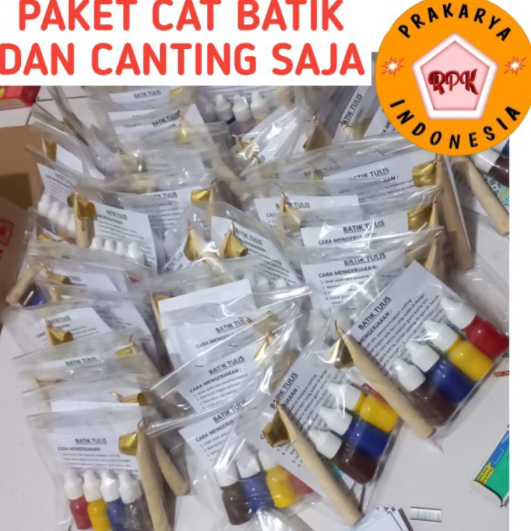 

Pasti Terkini paket cat Lukis batik dan canting saja