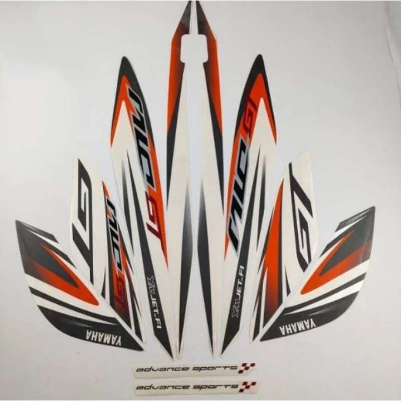 Striping stiker body motor yamaha mio Gt 2014 standar lis body mio gt striping yamaha mio Gt tahun 2
