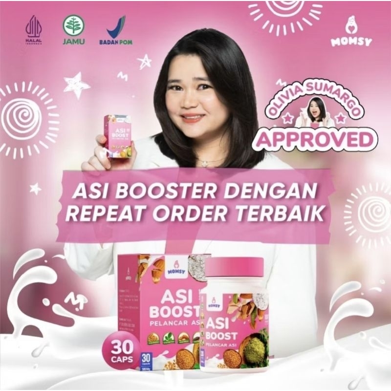 MOMSY ASI BOOSTER - BPOM Halal Momsy Makassar - Pelancar Asi Momsy