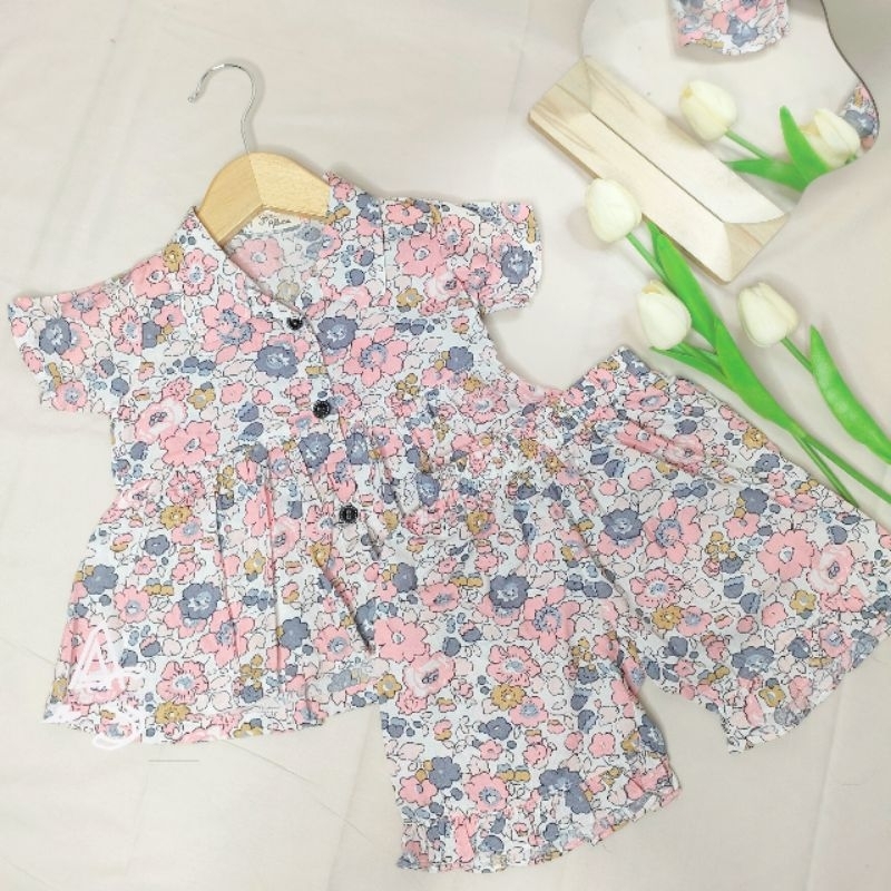 One Set Kaila Rayon Premium| Setelan Anak perempuan rayon