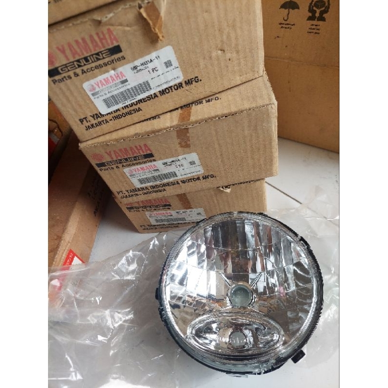 reflektor rxking peredam rxking new peredam lampu depan rxking bulat original new old stok
