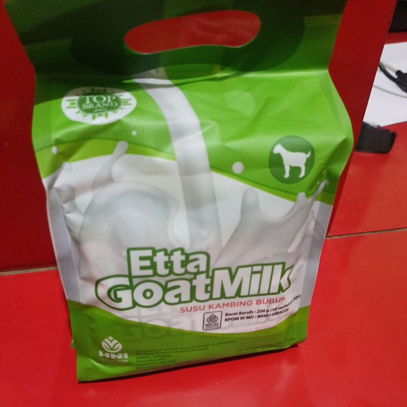 

ETTA GOAT MILK / EGM HNI HPAI /MURNI SUSU KAMBING, 10 SACHET