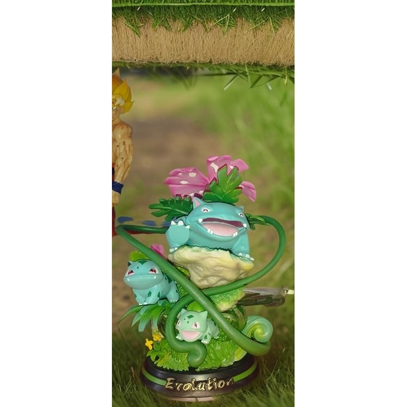 Figure Pokemon Evolution Venusaur ivysaur Burbasaur Led Gk Studio