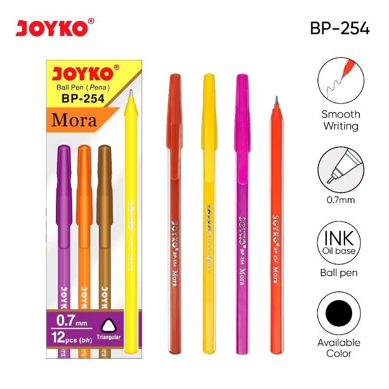 

Ball Pen Pulpen Pena Joyko BP-254 Mora 0.7 mm (1 Pcs)
