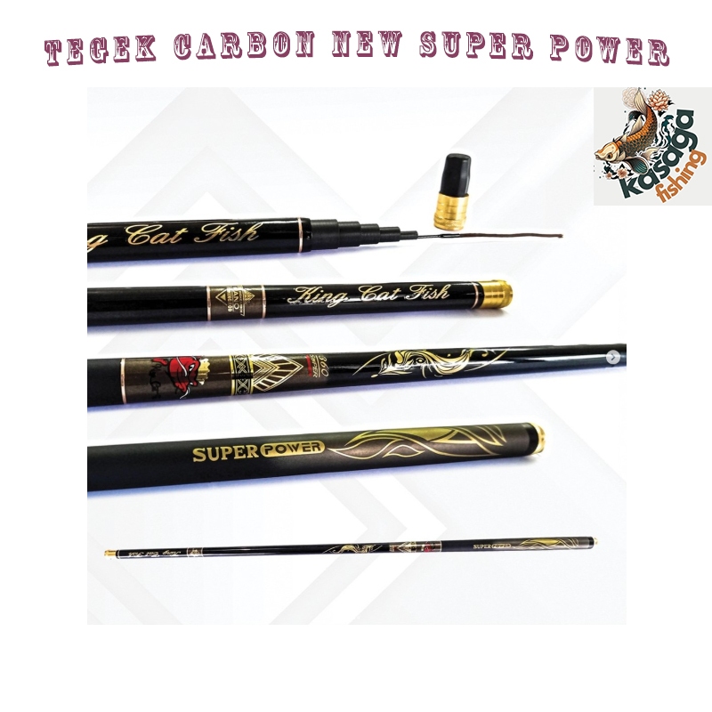 JORAN TEGEK KING CAT FISH SUPER POWER 270/360/450/540 FREE UJUNG SOLID CARBON