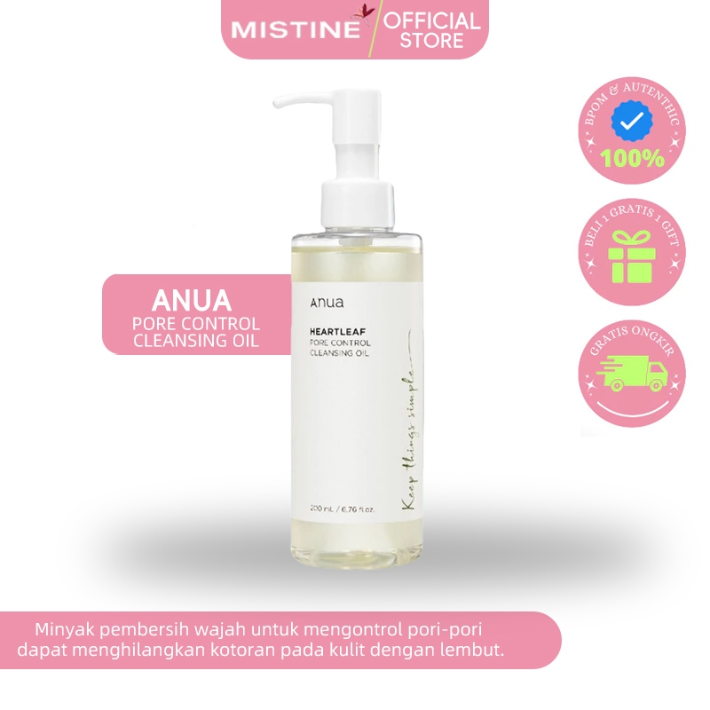 Mistine Official Store,ANUA Heartleaf Pore Control Cleansing Oil 200 ML, anua official store,anua cl