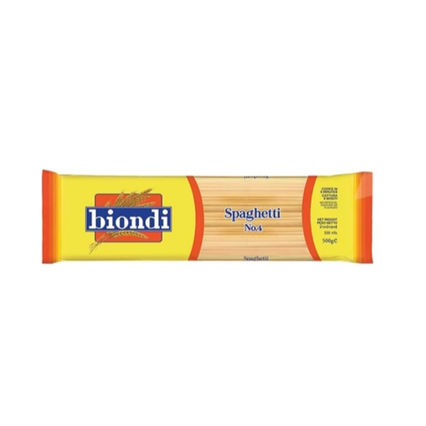 

BIONDI Pasta Spaghetti No 4 - 500gr
