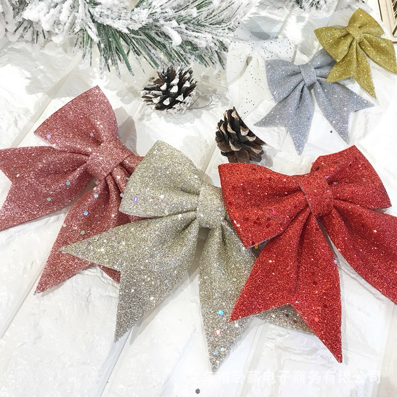 

PITA GLITTER NATAL BOW RIBBON PITA DECORATION XMAS