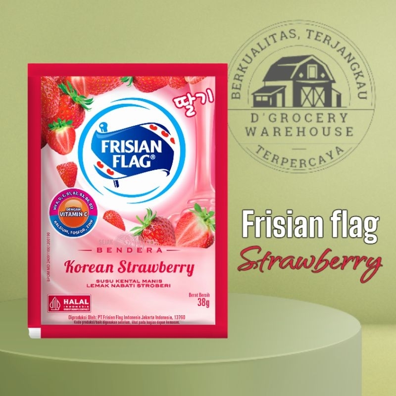 

Frisian Flag Korean Strawberry Susu Bendera