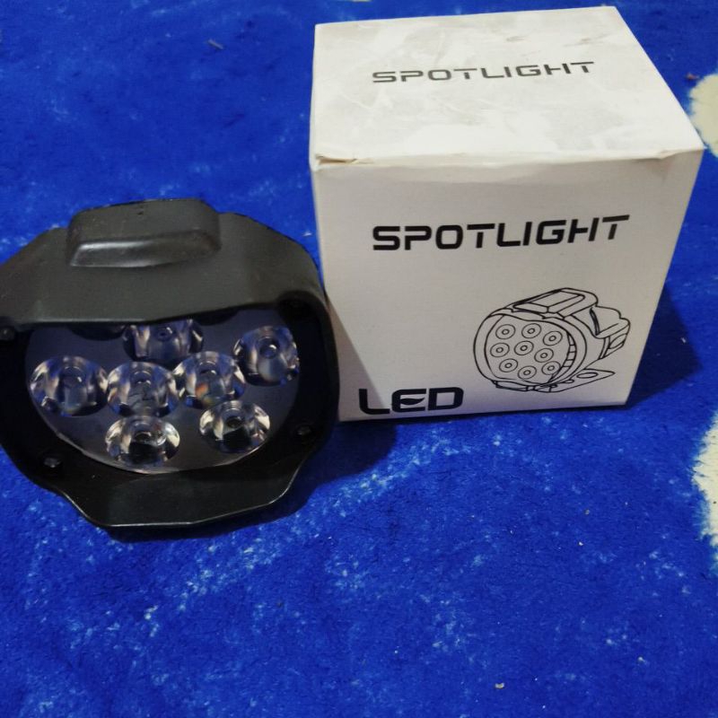 lampu sorot motor 9mata bulat led
