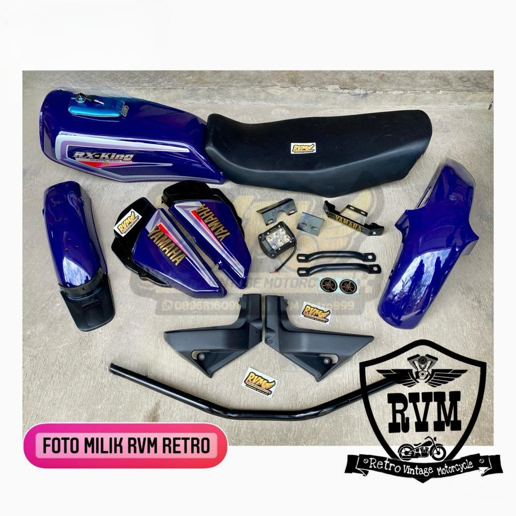 cover tangki RX King full set ungu RX King 2002 ungu tangki RX King ungu 2002