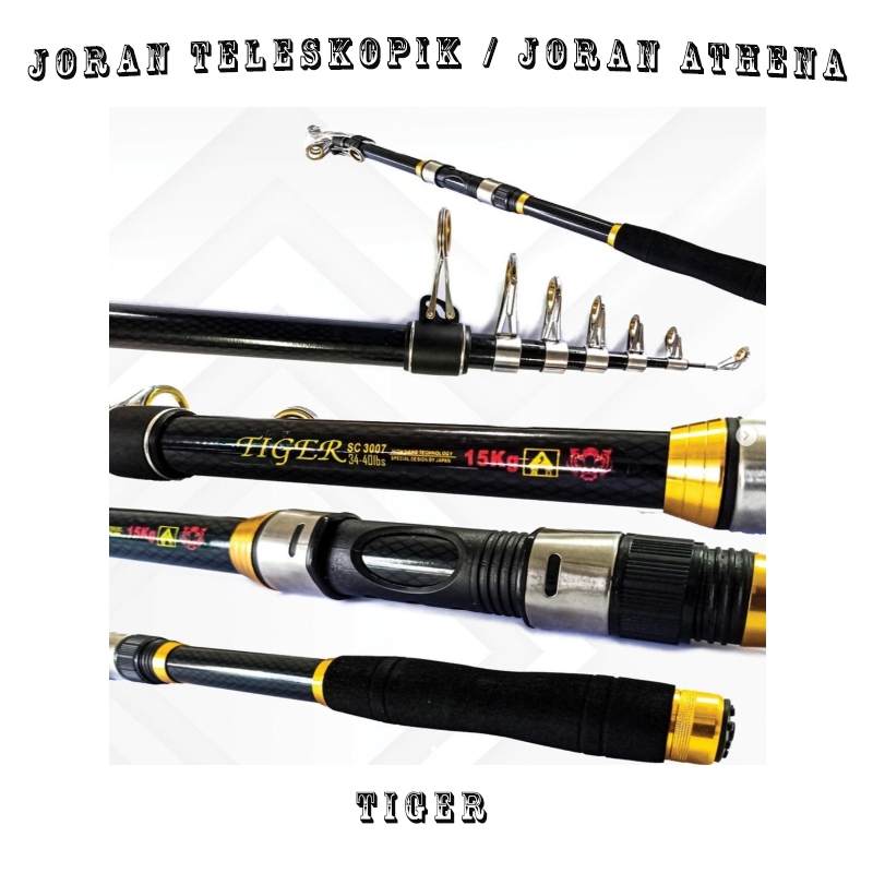 Joran Rod Fiber Tiger Gamaru