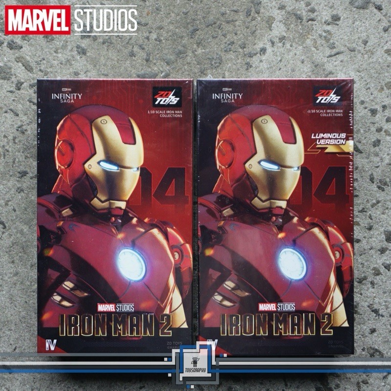ZD Toys Iron Man Mark 4 ORIGINAL Ironman Marvel Legends SHF Licensed