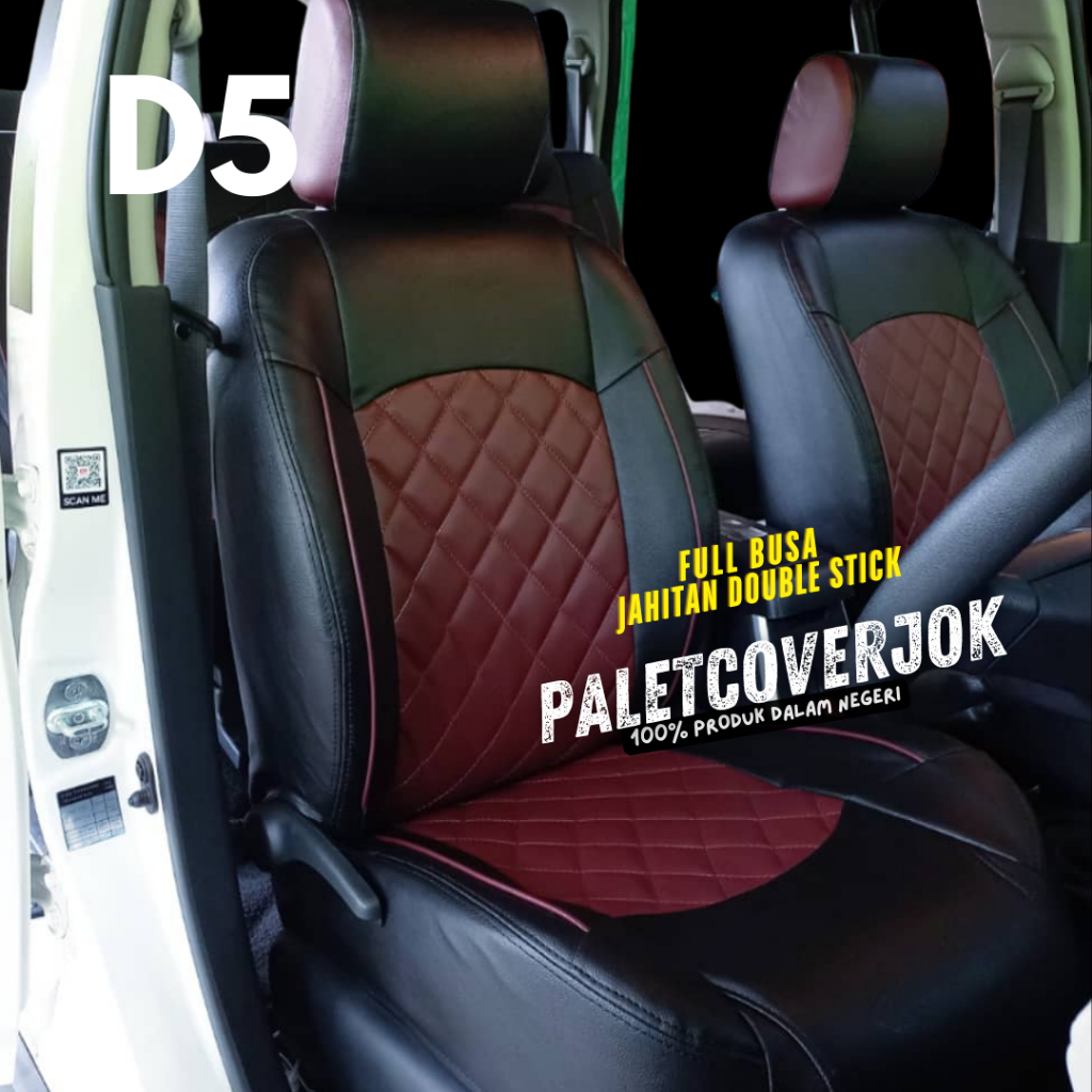 SARUNG JOK MOBIL CALYA/SIGRA BAHAN MBTECH 3 BARIS HIGH QUALITY DAN DESAIN ELEGAN