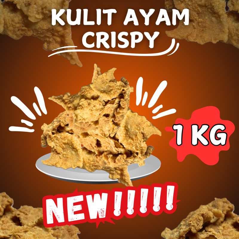 

Kulit Ayam Crispy! 1 KG (ORIGINAL/DAUNJERUK) KUYAMBRE!