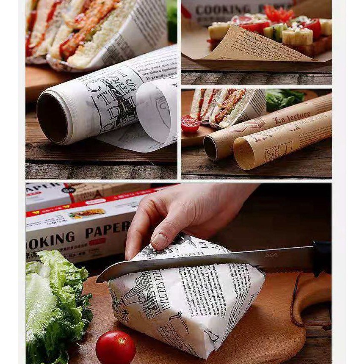 

Harga Murah WAX PAPER BAKING PAPER KERTAS ROTI T34