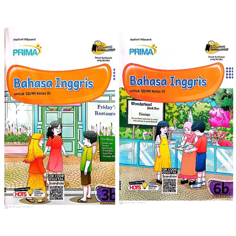 BUKU LKS SD MI K13 BAHASA INGGRIS KELAS 3 6 KURIKULUM 2013 SEMESTER 2 GENAP TA.2024/2025 | PRIMA