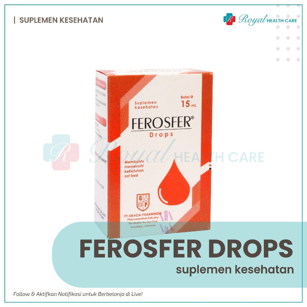 FEROSFER TETES 15 ML Untuk Suplement Zat Besi Anak
