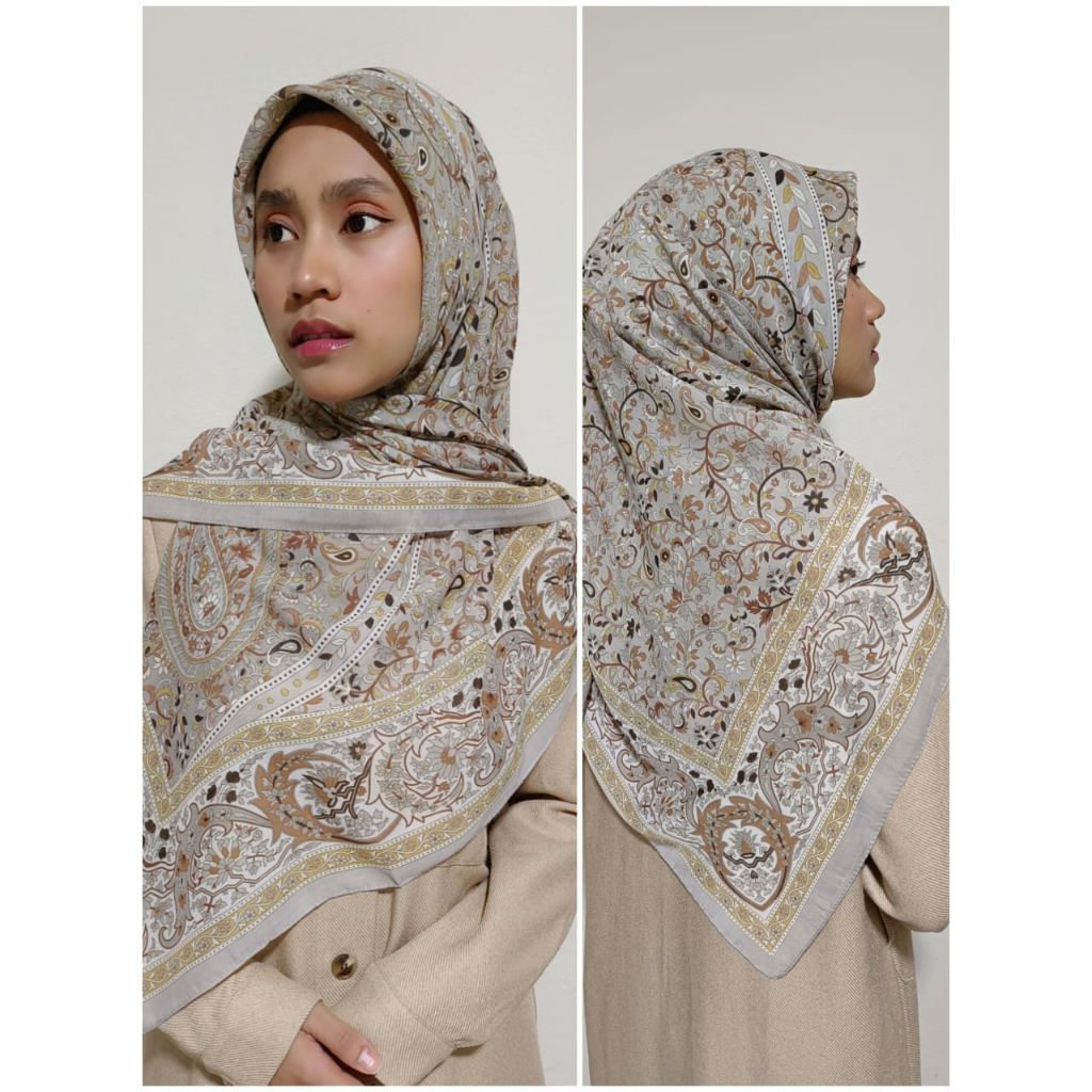 Kerudung Jilbab Hijab Turki Karaca Motif 2 in 1 120x120