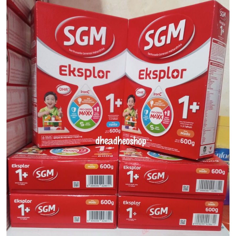 SUSU FORMULA SGM 1+ 600gr RASA VANILLA MADU