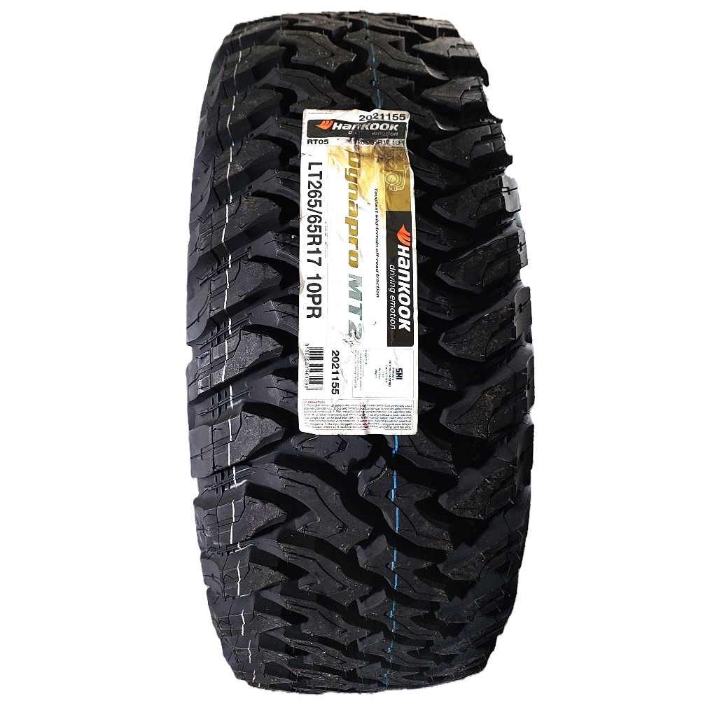 265/65R17 Ban mobil Hankook 10PR Dynapro MT Tubelles, 265-65-17, 2656517, 265/65/17, 265 65 17