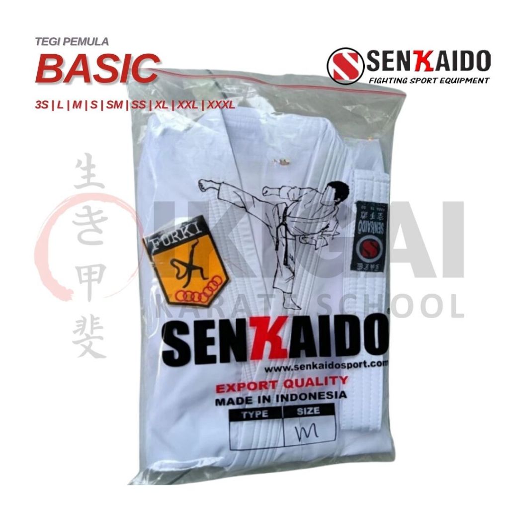 SENKAIDO PEMULA TEGI PEMULA Karate-Gi Seragam Baju Karate