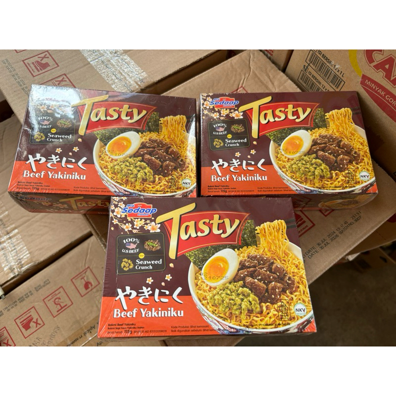 

MIE SEDAAP TASTY BEEF YAKINIKU 115G x 3 PCS